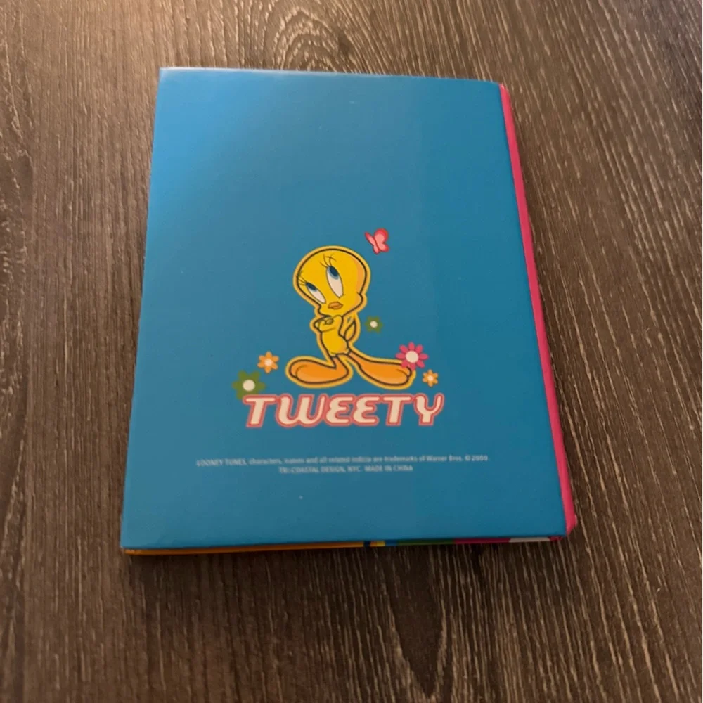 Vintage Y2K 2000 Tweety Bird Mini Address Phone Number Book Warner Bros